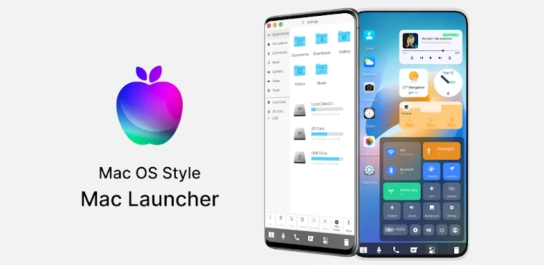 Launcher for Mac OS Style screenshots