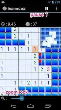 Minesdroid (Minesweeper) screenshots