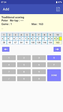My Bowling Scoreboard screenshots