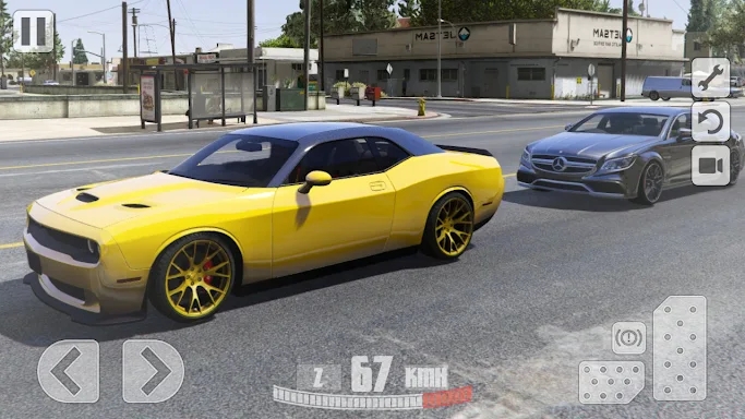 Simulator Dodge Demon Parking screenshots