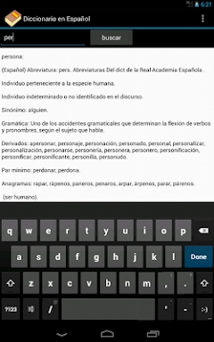 Diccionario en Español screenshots
