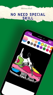 Sneakers Jordan Coloring Pages screenshots