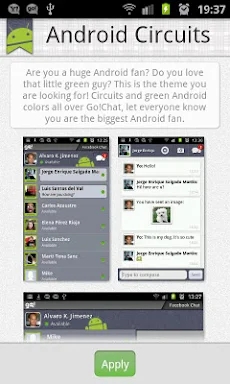 Go!Chat Themes Plugin screenshots