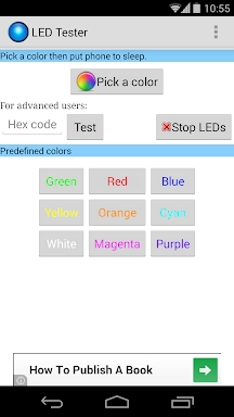 LED Color Tester screenshots