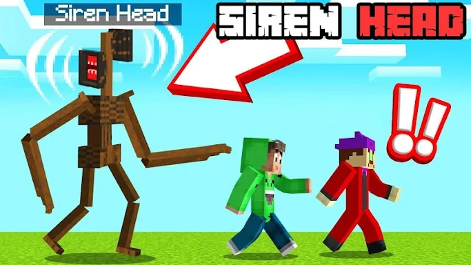 Siren Head Game for MCPE screenshots
