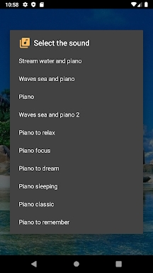 Piano sound to sleep screenshots
