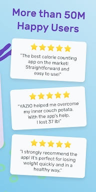 YAZIO Food & Calorie Counter screenshots