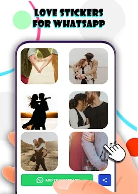 Romantic Stickers for Whatsapp screenshots