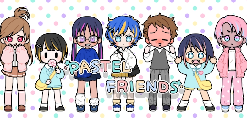 Pastel Friends : Dress Up Game screenshots