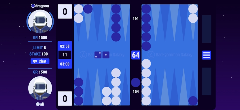 Backgammon Galaxy screenshots
