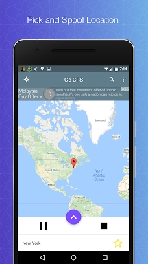 Go GPS Fake Location screenshots