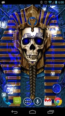 Undead Pharaoh Skull Free LWP screenshots