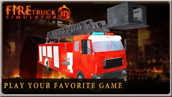 FIRE TRUCK SIMULATOR 3D screenshots