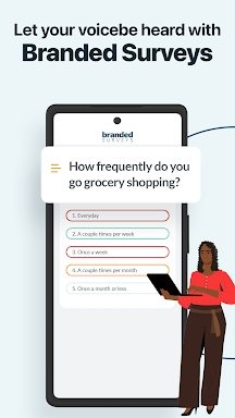 Branded Surveys: Get Paid Cash screenshots