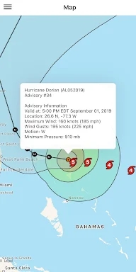 Tropical Hurricane Tracker screenshots