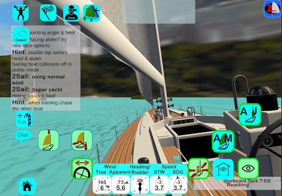 2Sail Sailing Simulator screenshots