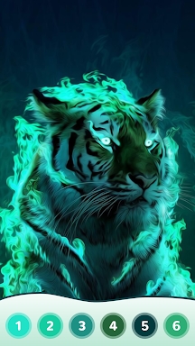 Tiger Coloring Book Color Game screenshots