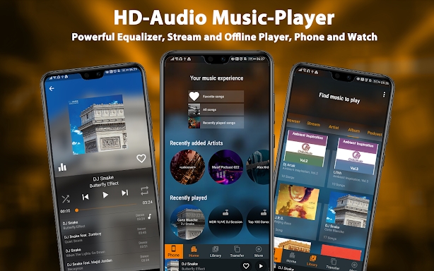 WearMedia Musik Player Wear screenshots