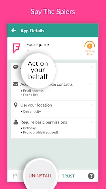 MyPermissions Privacy Cleaner screenshots