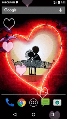 Valentine Love Live Wallpaper screenshots