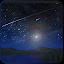 Meteors star firefly Wallpaper icon