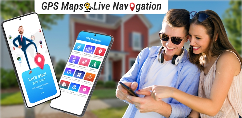 GPS Live View - Location Share screenshots