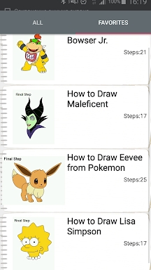 How Learning To Draw Cartoon Characters screenshots