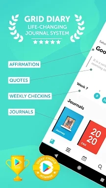 Grid Diary - Journal, Planner screenshots