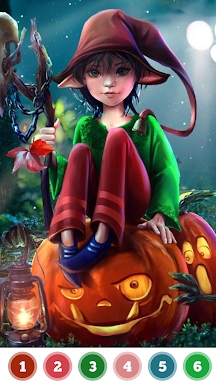 Halloween Coloring Book Game screenshots