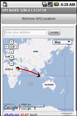GPS QIBLA LOCATOR screenshots