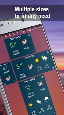 Weather Widget by WeatherBug screenshots