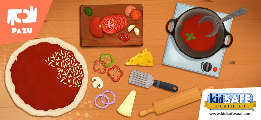 Pizza maker cooking games screenshots