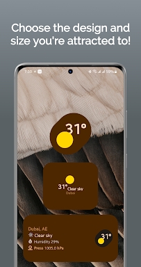 Pixel Weather Widget & Themes screenshots