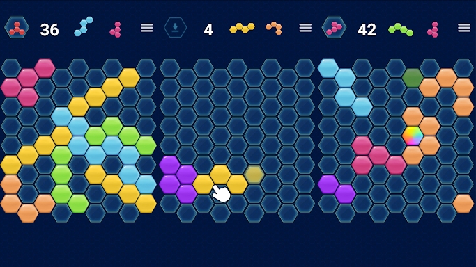 Hexus: Hexa Block Puzzle screenshots