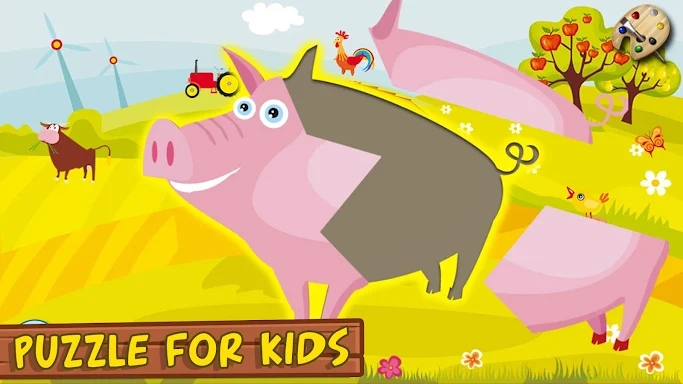 Farm Animals Puzzles Games 2+ screenshots