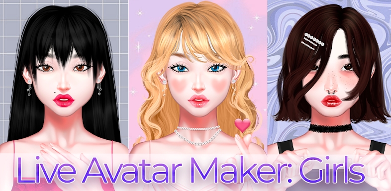 Live Avatar Maker: Girls screenshots