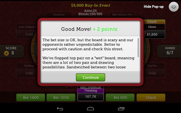 Insta Poker Coach Texas Holdem screenshots