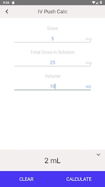 IV Infusion Calculator screenshots