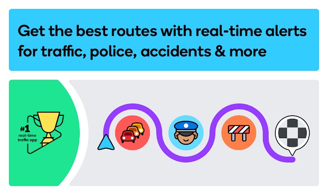 Waze Navigation & Live Traffic screenshots