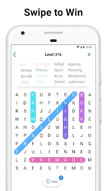 Word Search - crossword puzzle screenshots