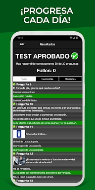 Autoescuela Móvil. Test DGT screenshots