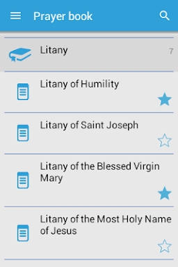 Prayer book screenshots