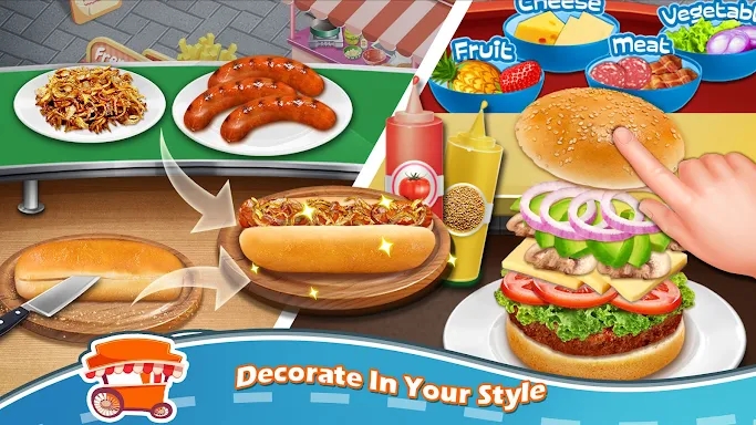 Street Food Cooking Games screenshots