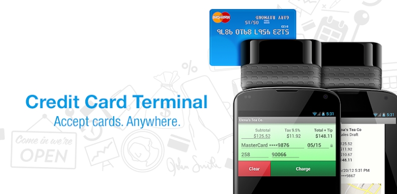 Credit Card Terminal screenshots