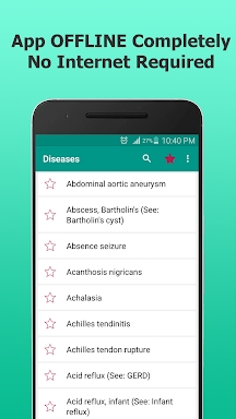 Diseases Dictionary Offline screenshots