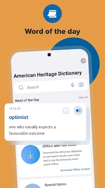 American Heritage Dictionary screenshots