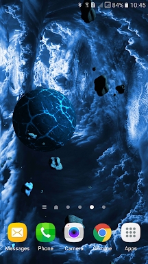 Asteroids 3D live wallpaper screenshots