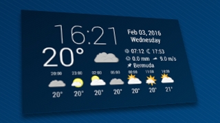 Simple Time & Weather Widget screenshots