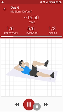 Abs workout A6W - flat belly screenshots