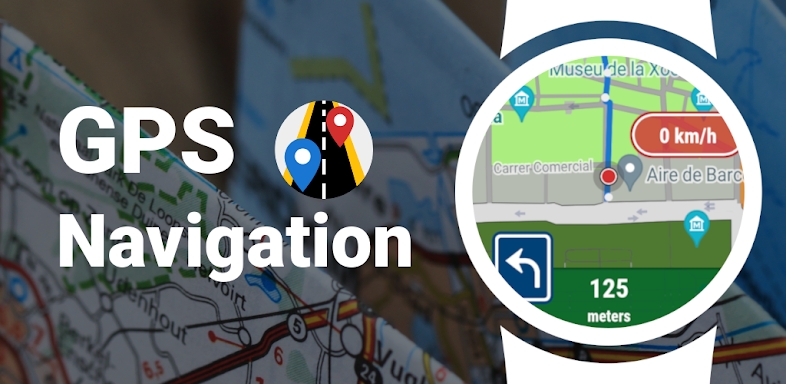 GPS Navigation [WearOS&Watch3] screenshots
